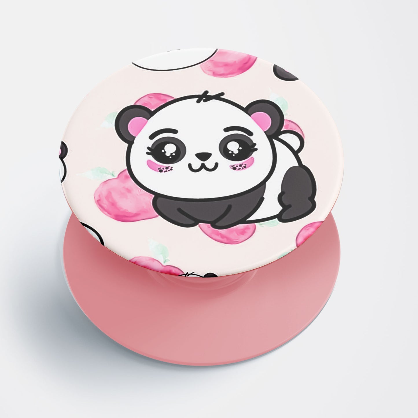 Cute Panda Flat Pop Holder