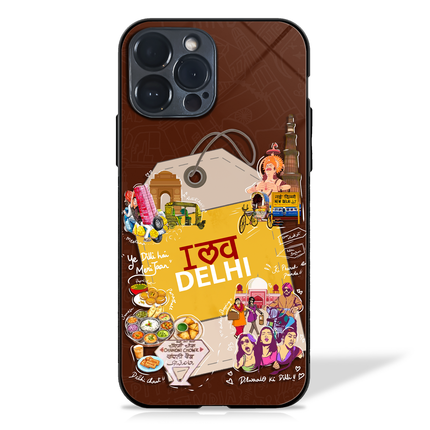 City illustration Glass Case (9 Cities)