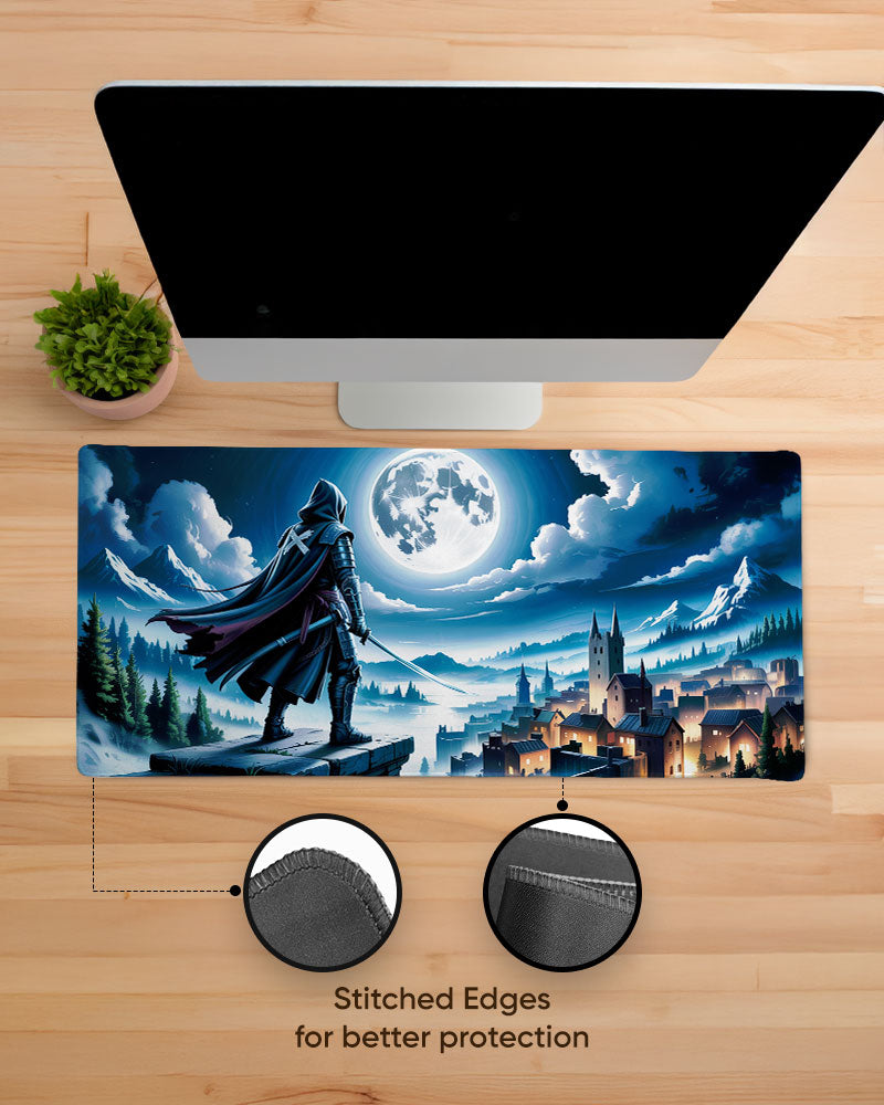 Moonlit Sentinel Watcher of the Highlands Deskmat