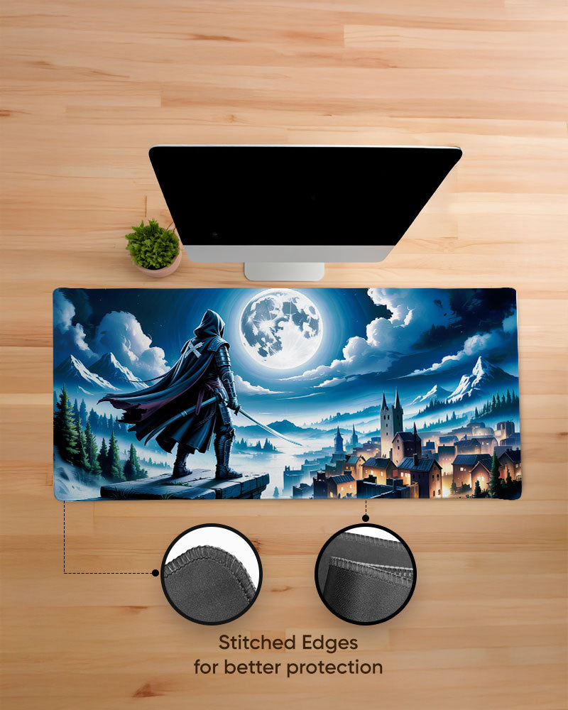 Moonlit Sentinel Watcher of the Highlands Deskmat