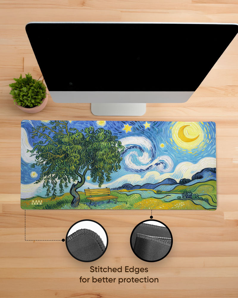 Van Gogh’s Garden Dreams Deskmat