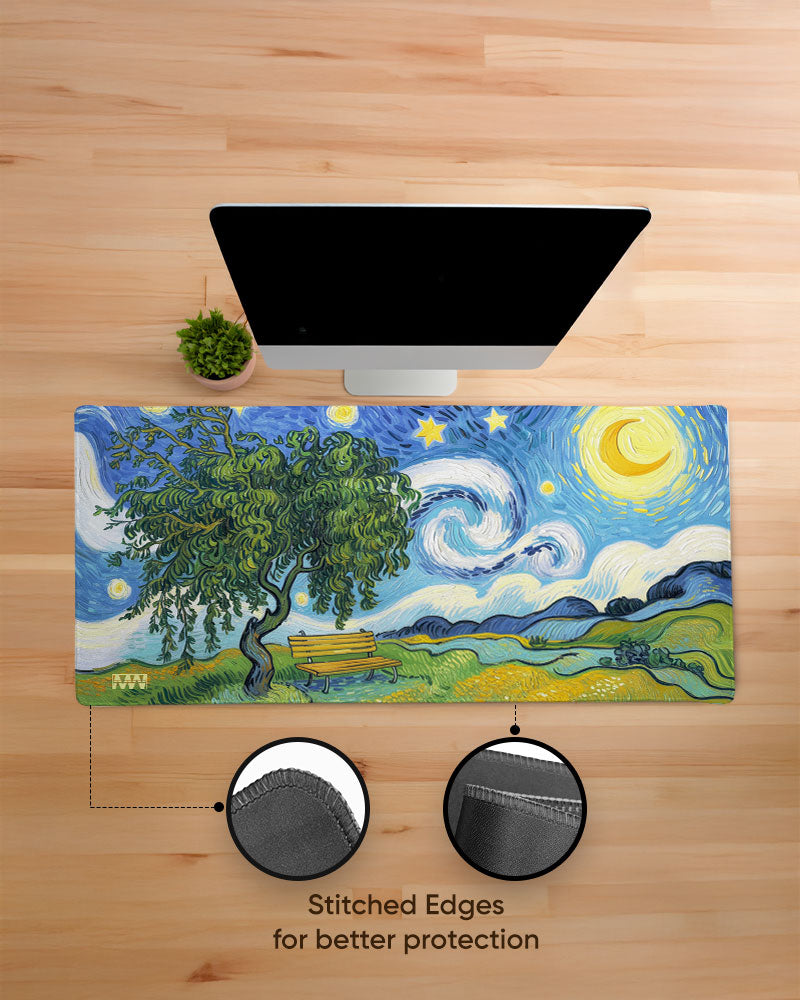 Van Gogh’s Garden Dreams Deskmat