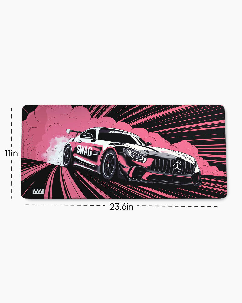 SWAG Racer Mercedes at Maximum Velocity Deskmat