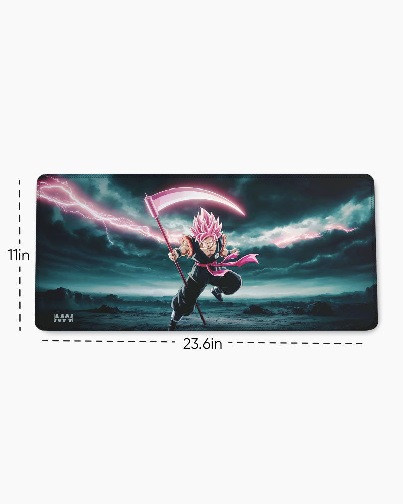 Dark Bloom Goku Black's Scythe Strike Deskmat