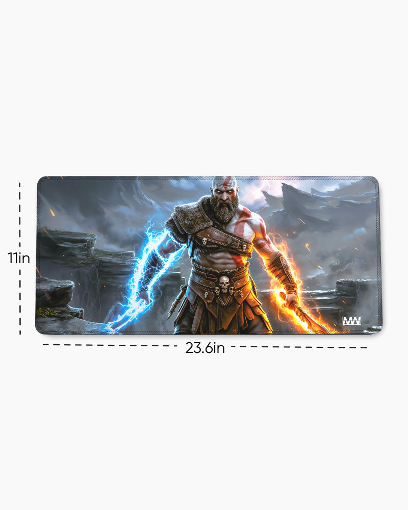God of War Flames of Olympus Deskmat
