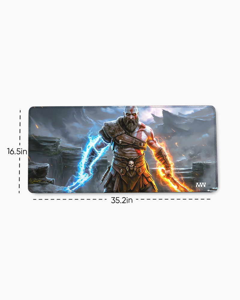 God of War Flames of Olympus Deskmat