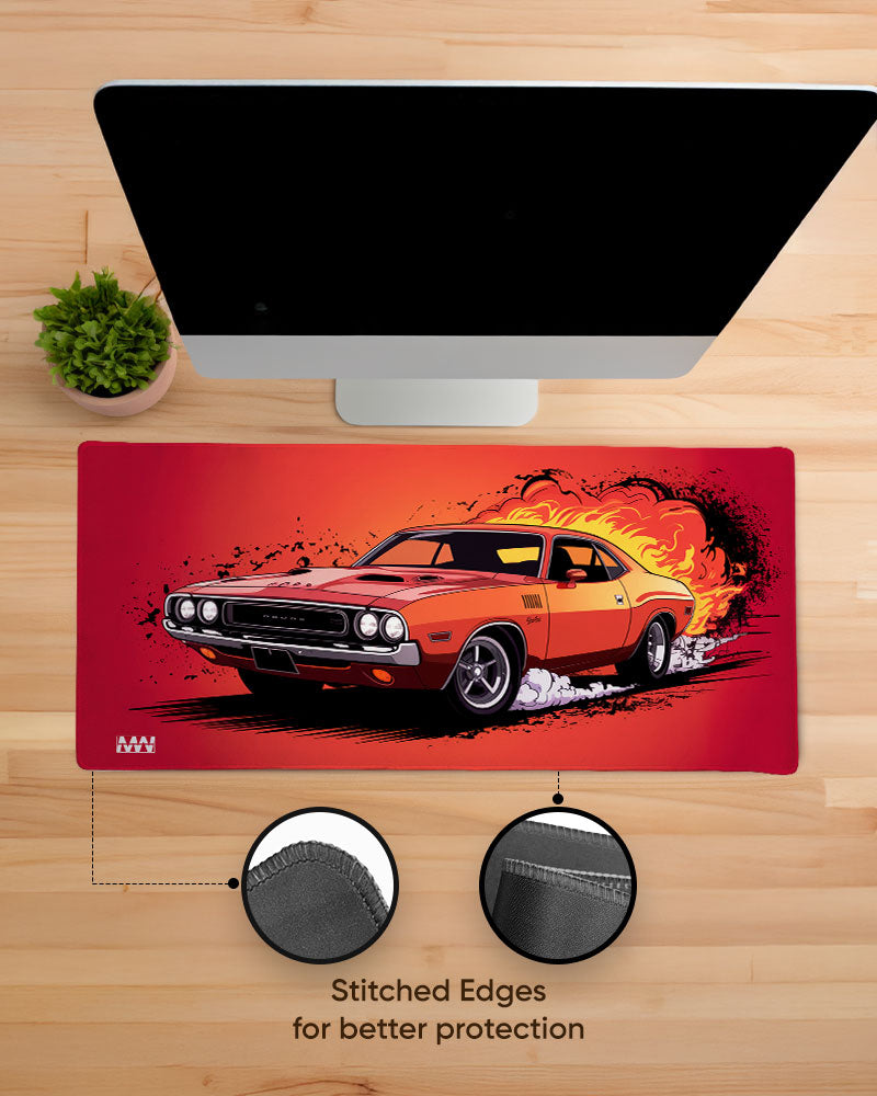 Blaze Runner Challenger Ignition DeskMat