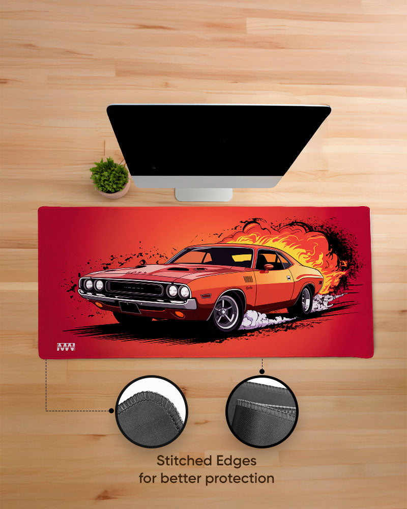 Blaze Runner Challenger Ignition DeskMat