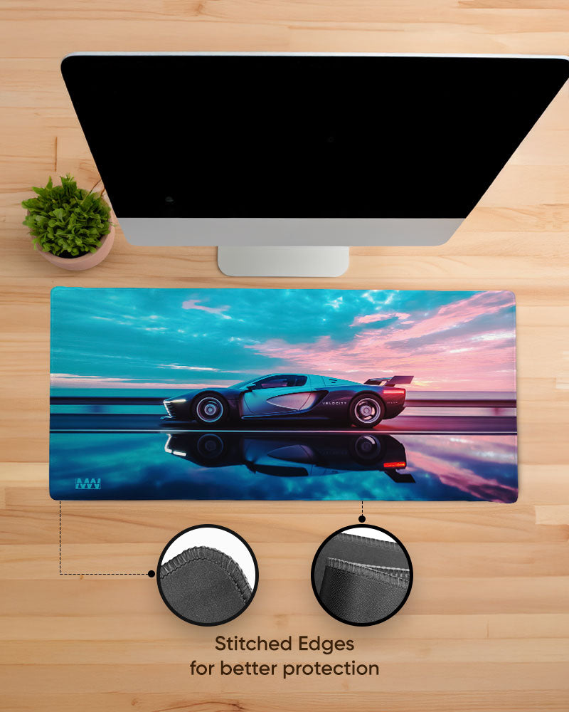 Velocity Mirage Sunset Speedline DeskMat