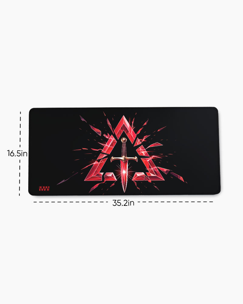 Crimson Warrior’s Legacy Deskmat