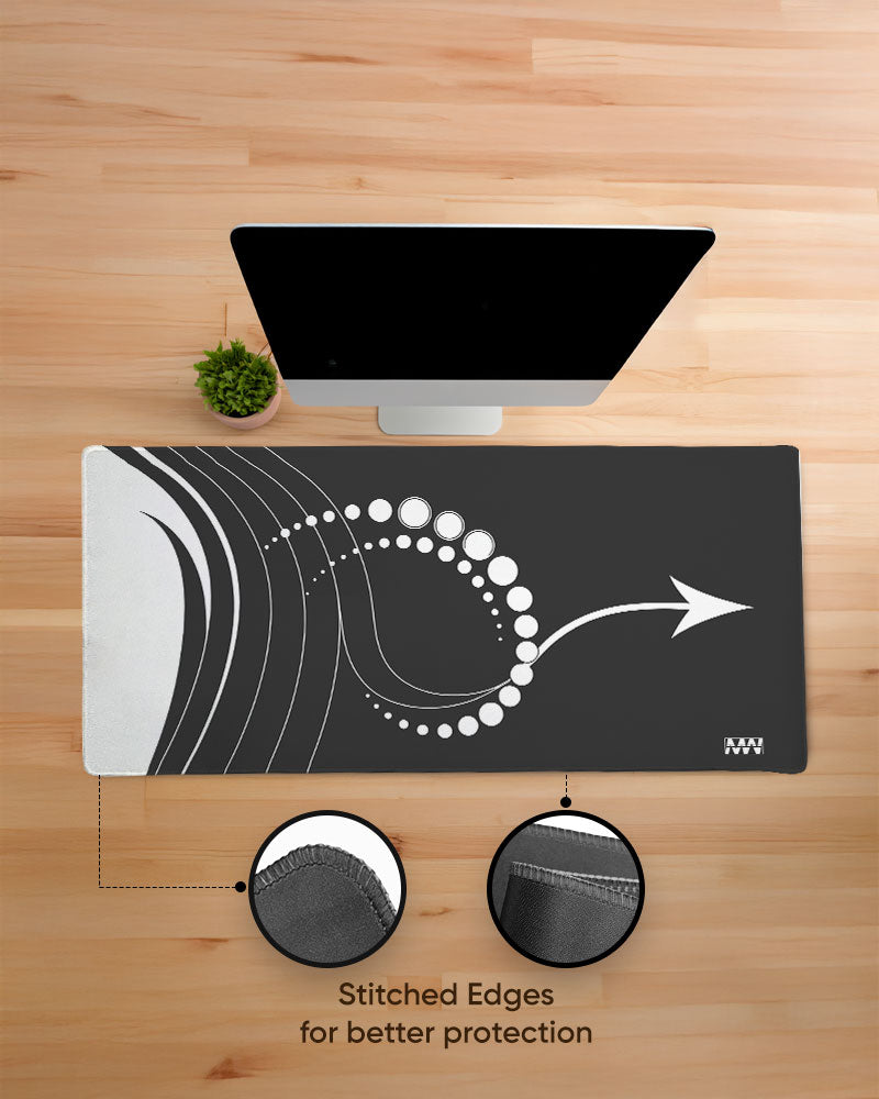 Momentum Spiral Precision in Motion Deskmat