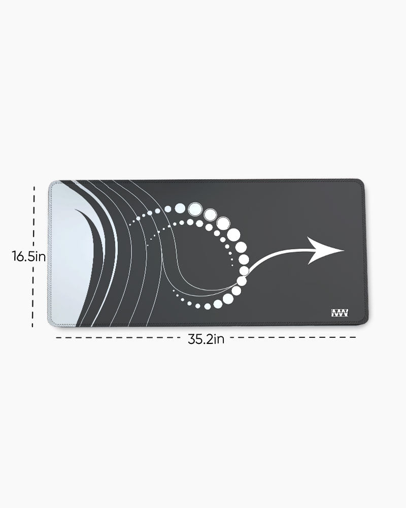 Momentum Spiral Precision in Motion Deskmat