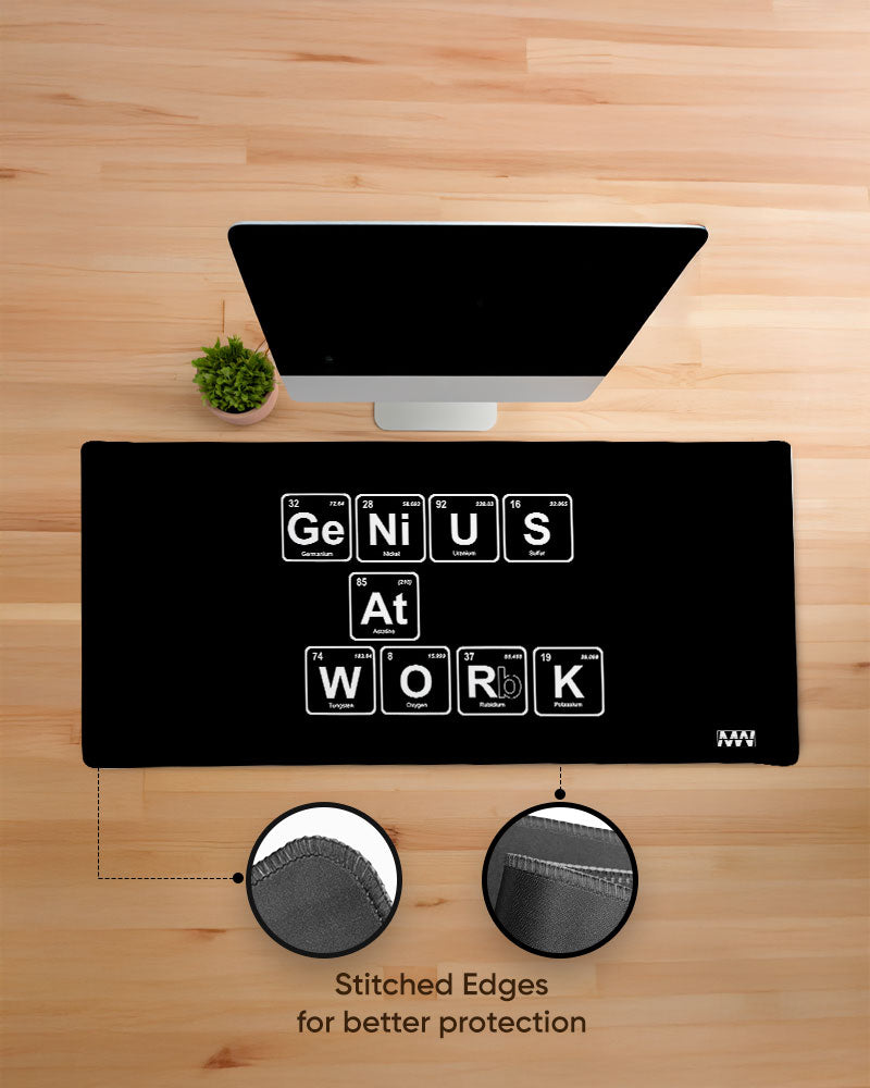 Elemental Brilliance Genius At Work Deskmat