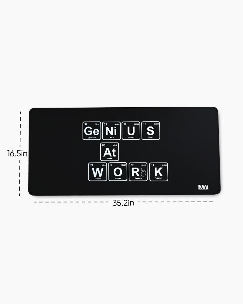 Elemental Brilliance Genius At Work Deskmat