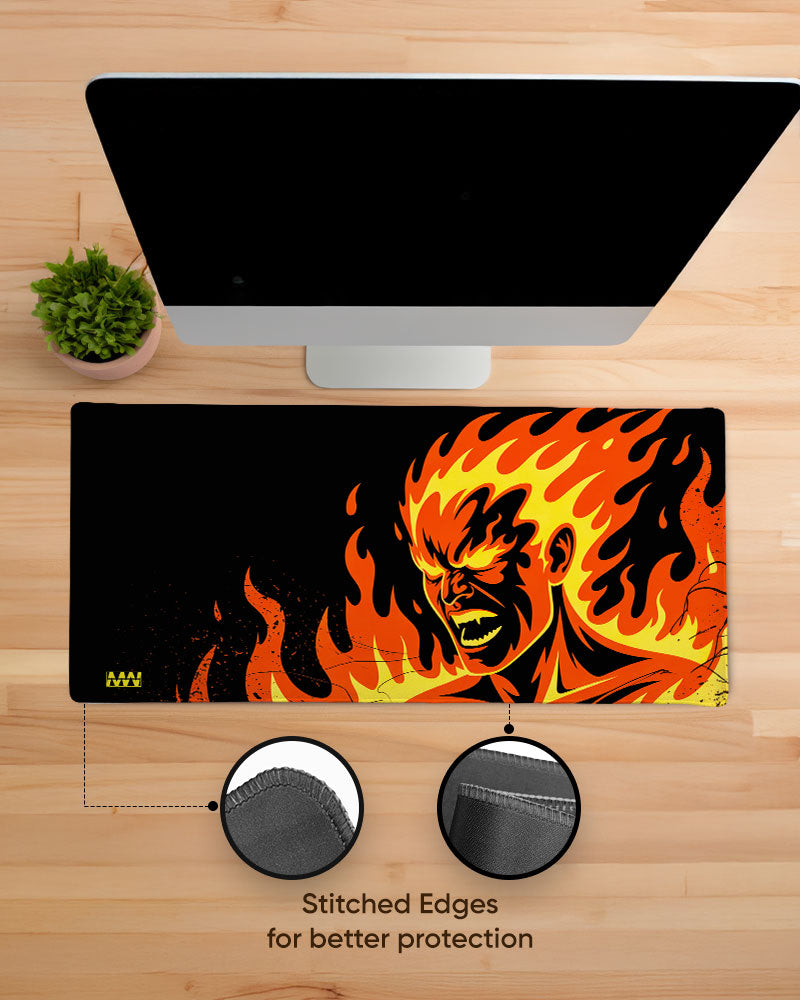 Inferno Unleashed Power Beyond Control Deskmat