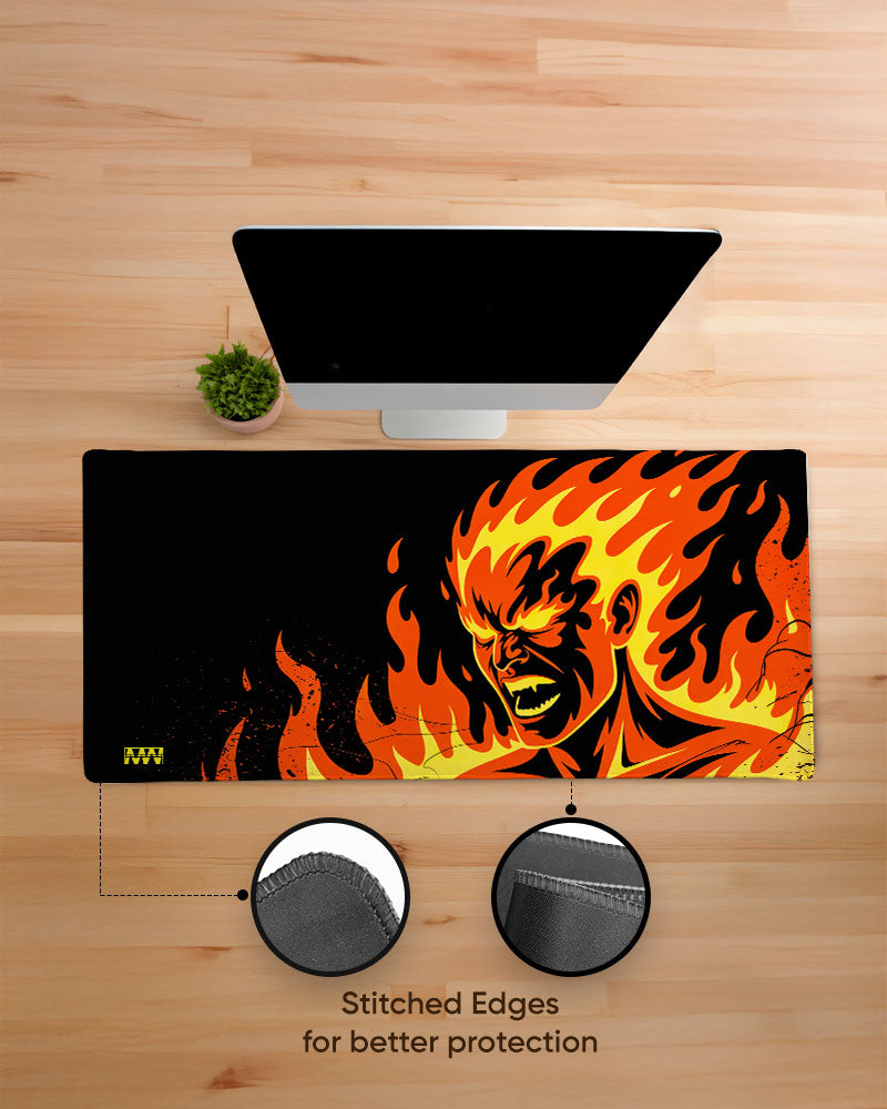Inferno Unleashed Power Beyond Control Deskmat