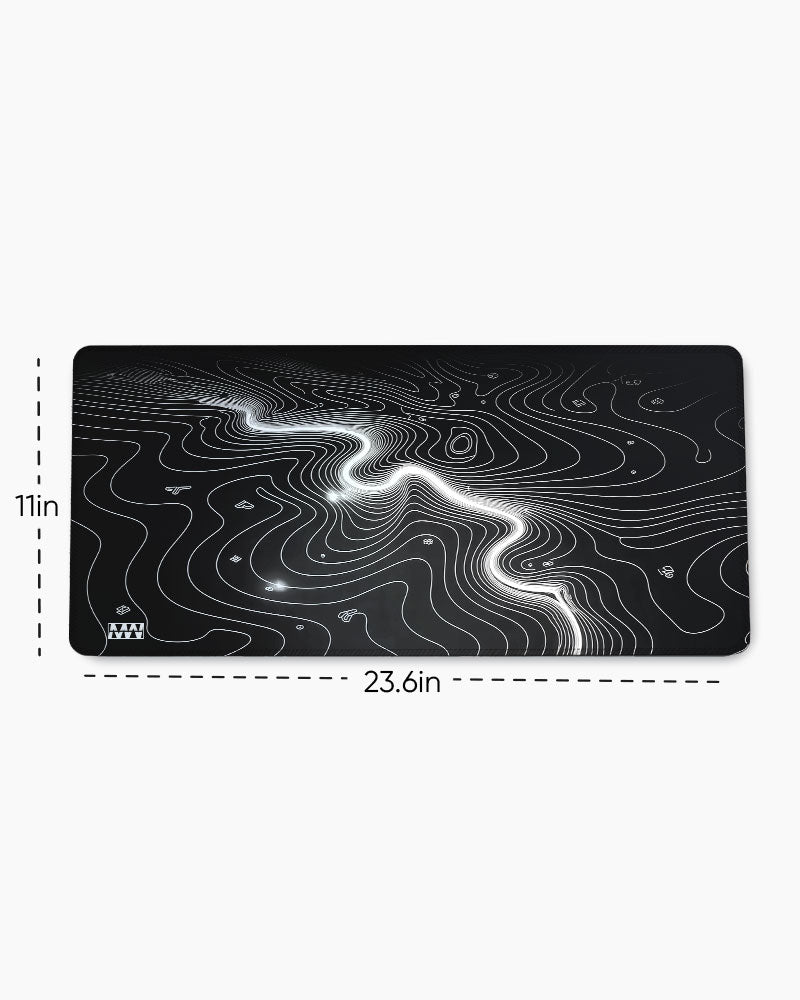 Monochrome Flow Deskmat