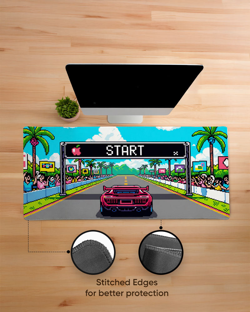 Pixel Racer Deskmat