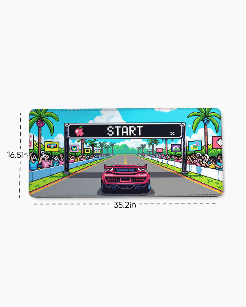 Pixel Racer Deskmat