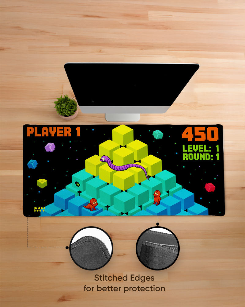 Pixel Pyramid Deskmat