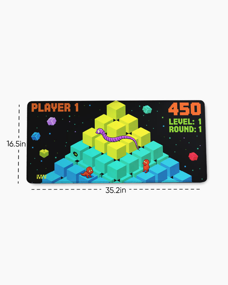Pixel Pyramid Deskmat