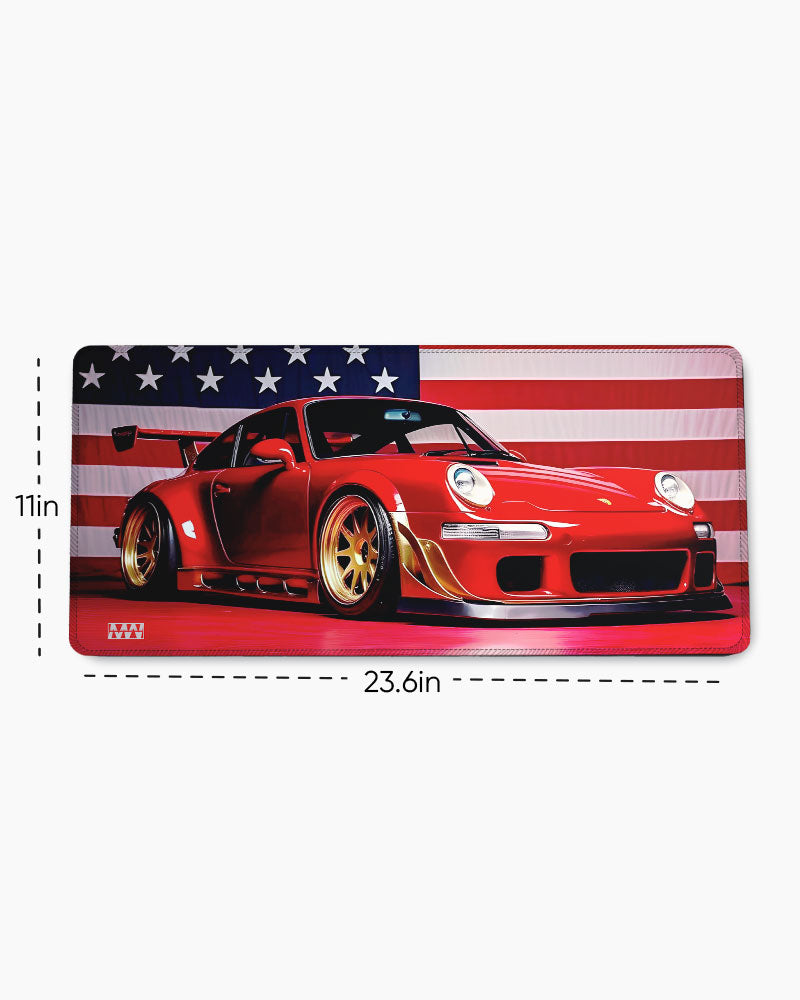 Gold Rush Racer Desk Mat