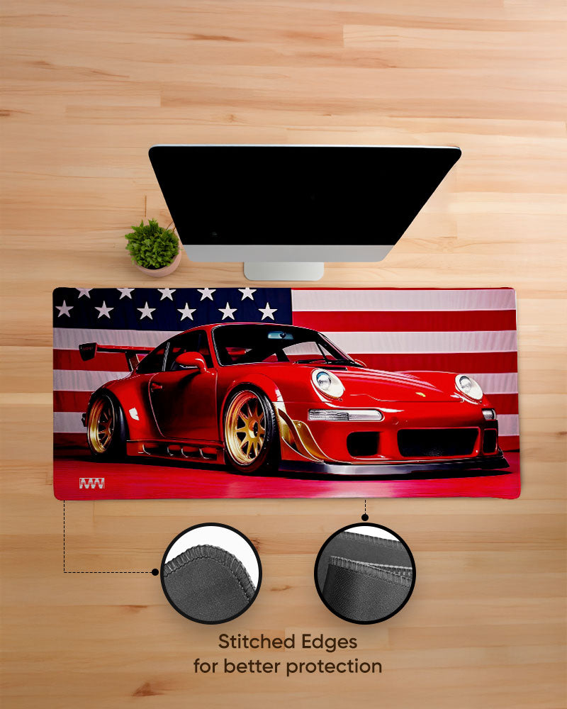 Gold Rush Racer Desk Mat