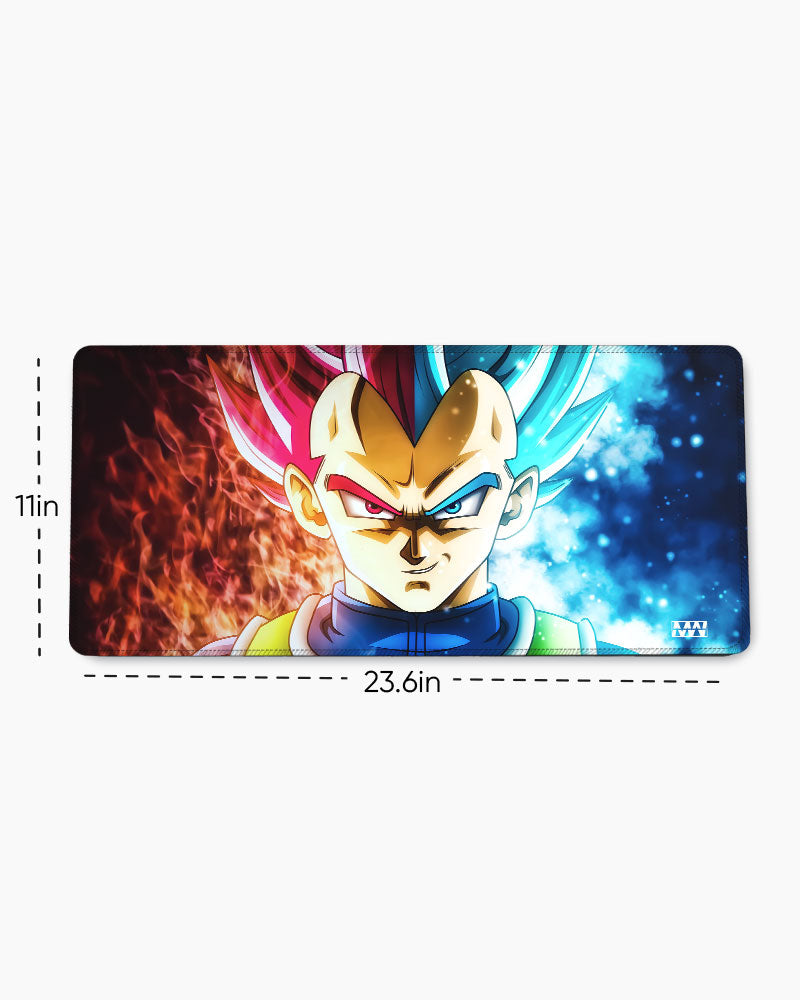 Saiyan Duality Inferno & Frost Desk Mat