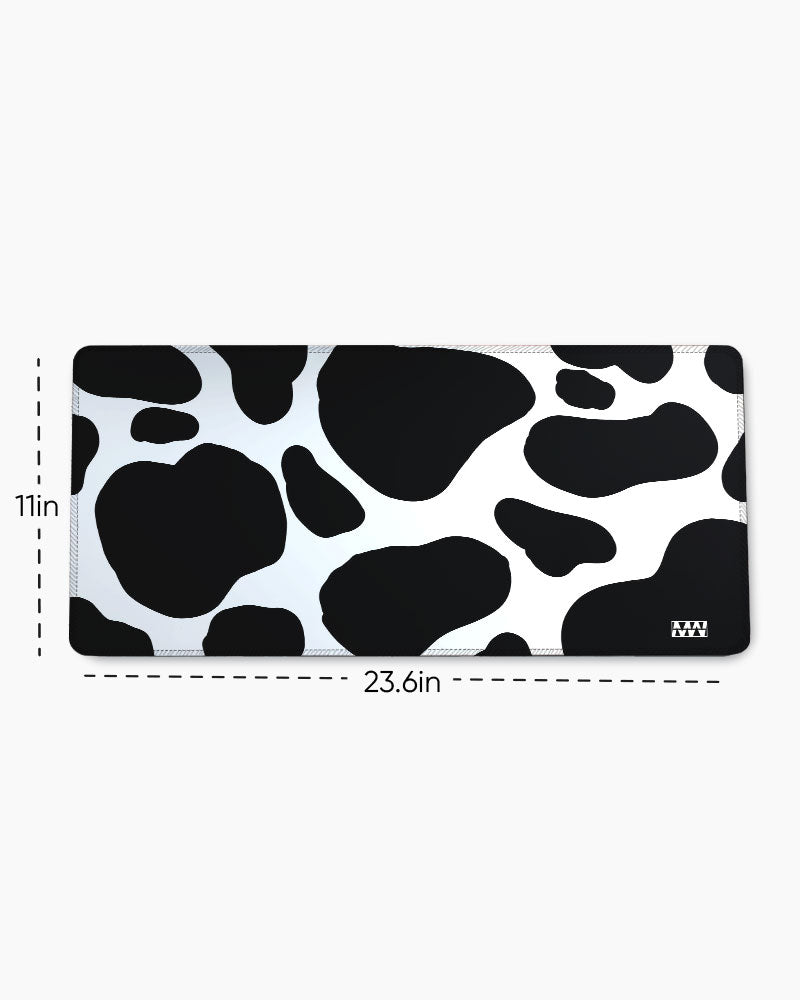 Cow Print Desk Mat