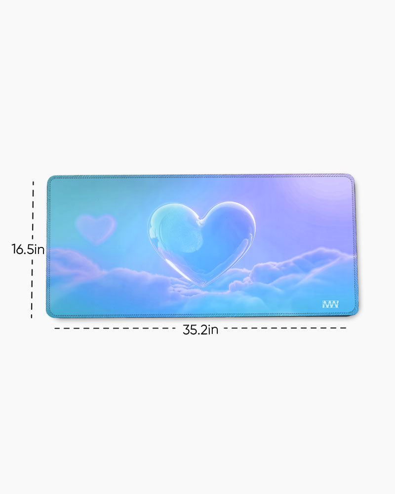 Dreambound Heart Ethereal Cloudscape Desk Mat