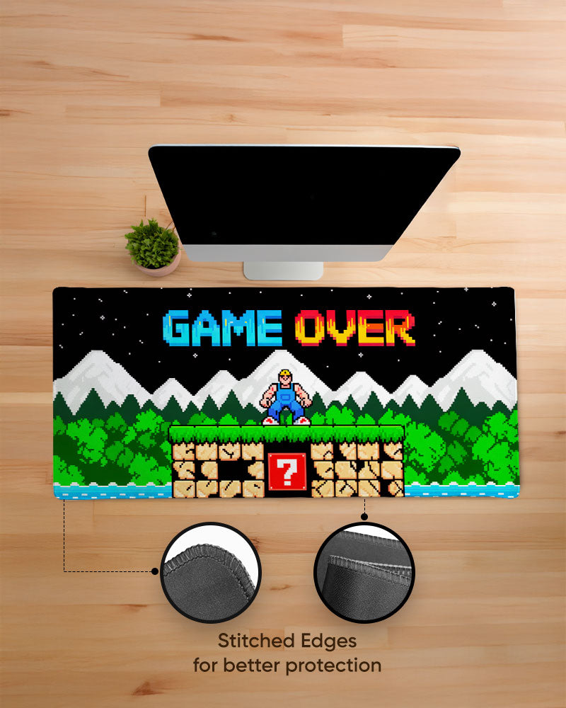 Game Over Pixel Quest Desk Mat