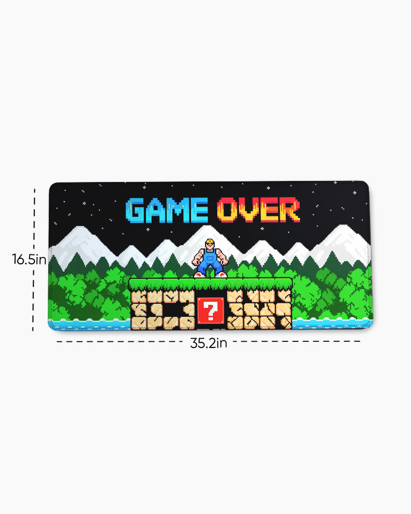 Game Over Pixel Quest Desk Mat