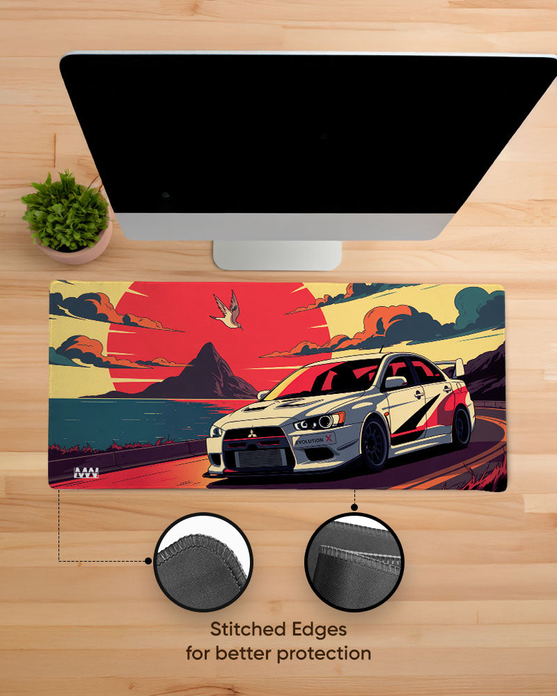 Sunset Drift Desk Mat