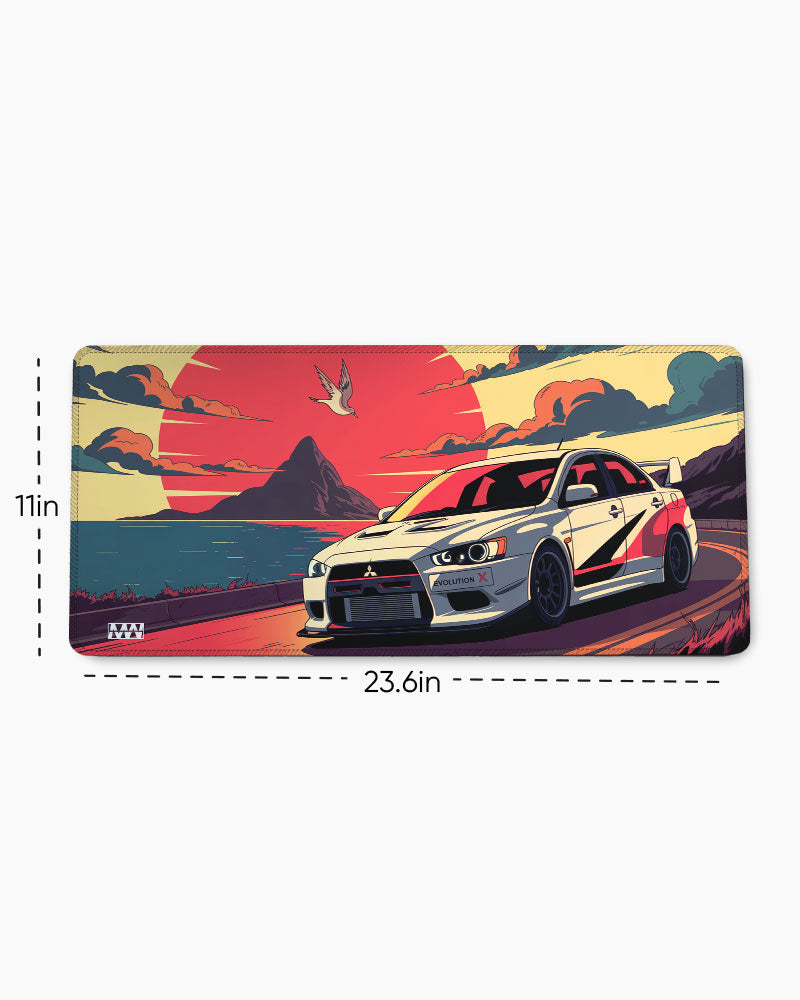 Sunset Drift Desk Mat