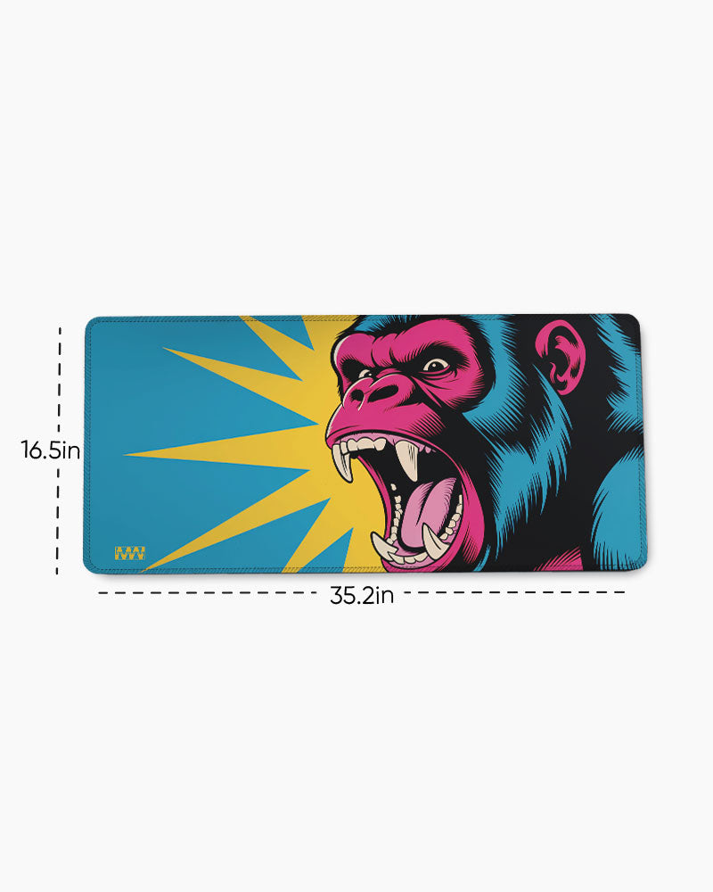 Fury Unleashed Neon Roar Deskmat