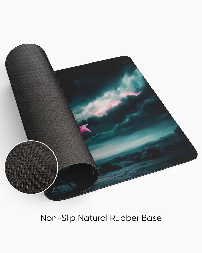 Dark Bloom Goku Black's Scythe Strike Deskmat