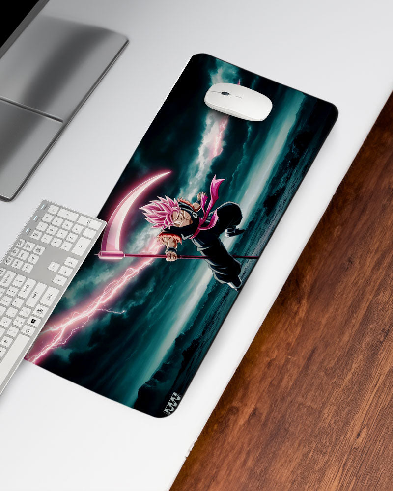Dark Bloom Goku Black's Scythe Strike Deskmat