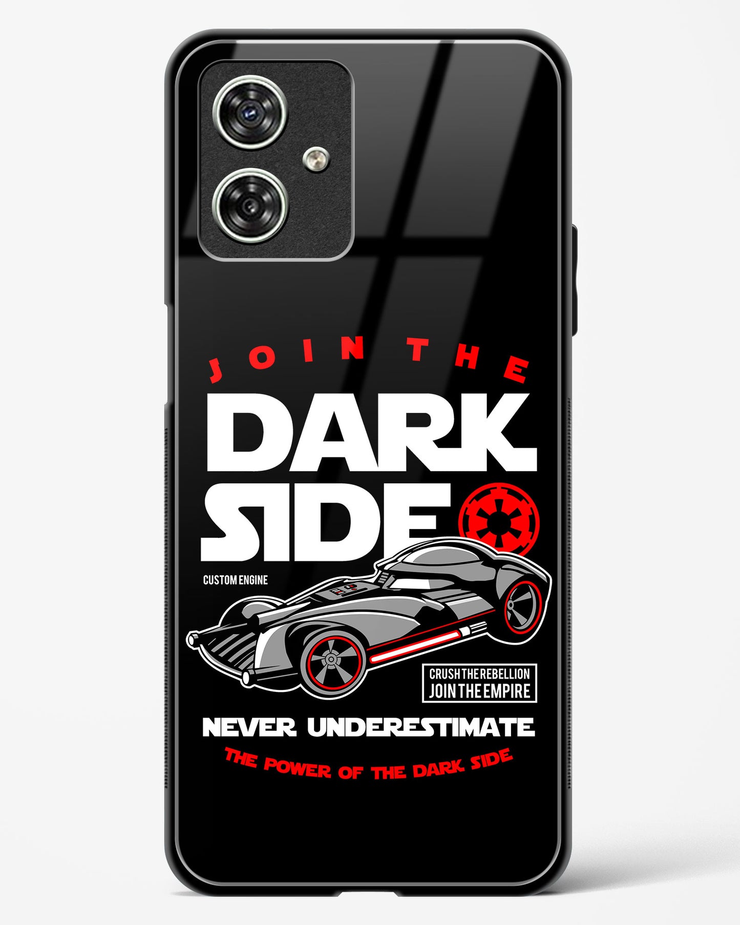 Dark Side Power Drive Glass Phone Case-Moto G54 5G