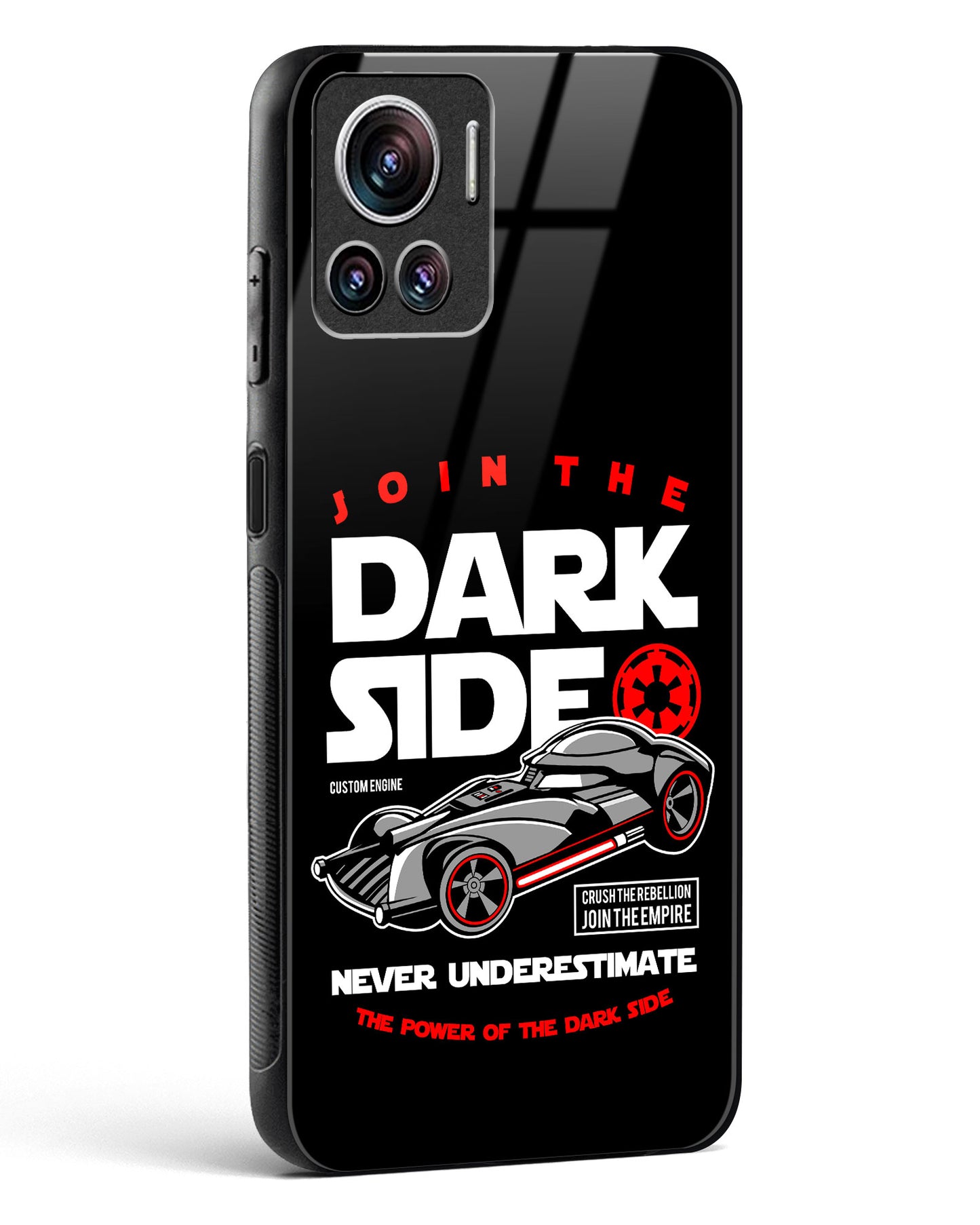 Dark Side Power Drive Glass Phone Case-Motorola Edge 30 Ultra