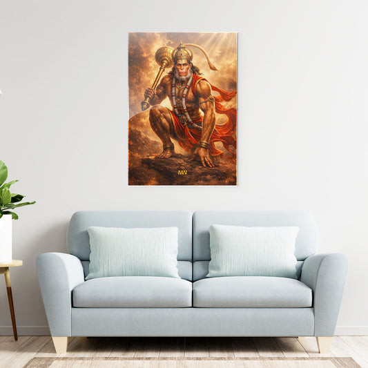 Divine Hanuman Power Metal-Poster