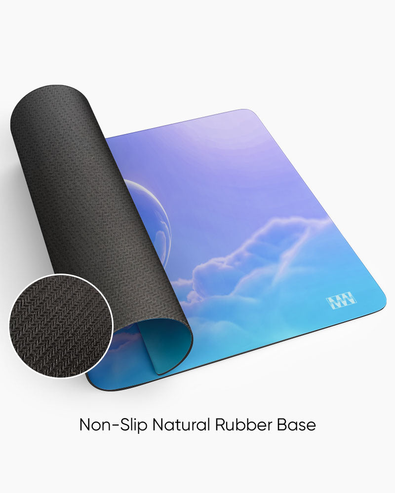 Dreambound Heart Ethereal Cloudscape Desk Mat