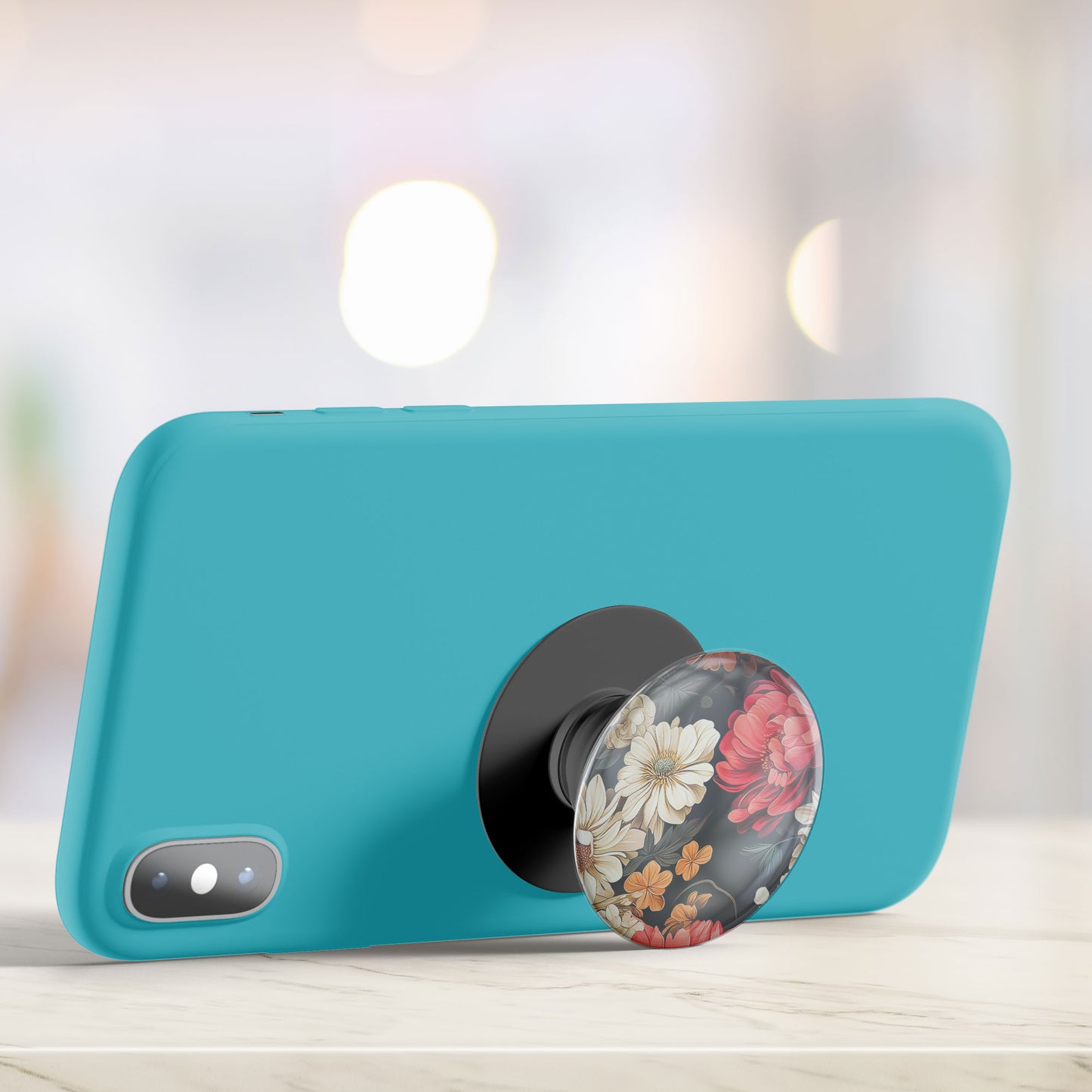 Elegant Floral Gloss Pop Holder