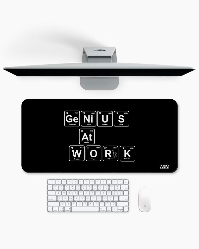 Elemental Brilliance Genius At Work Deskmat