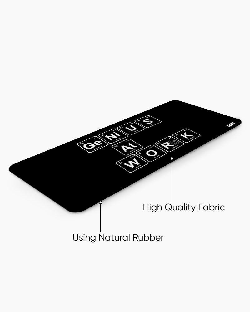 Elemental Brilliance Genius At Work Deskmat