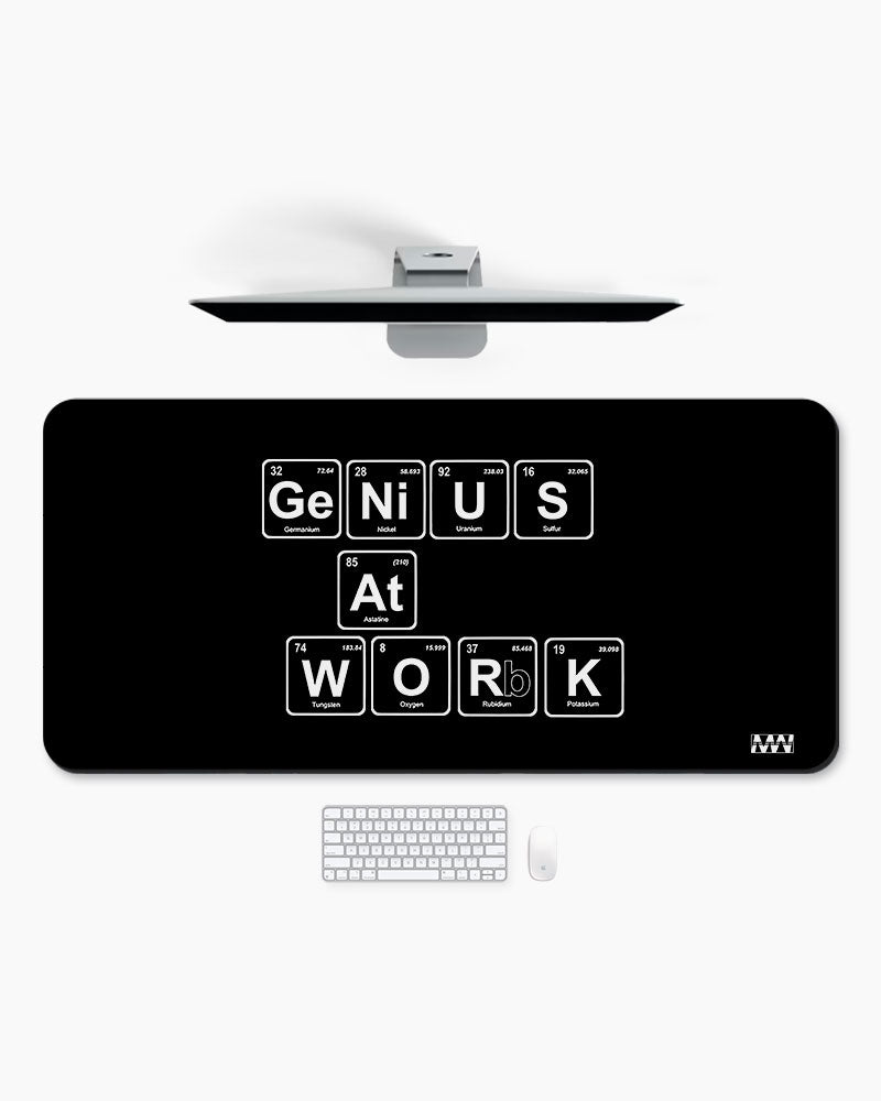 Elemental Brilliance Genius At Work Deskmat