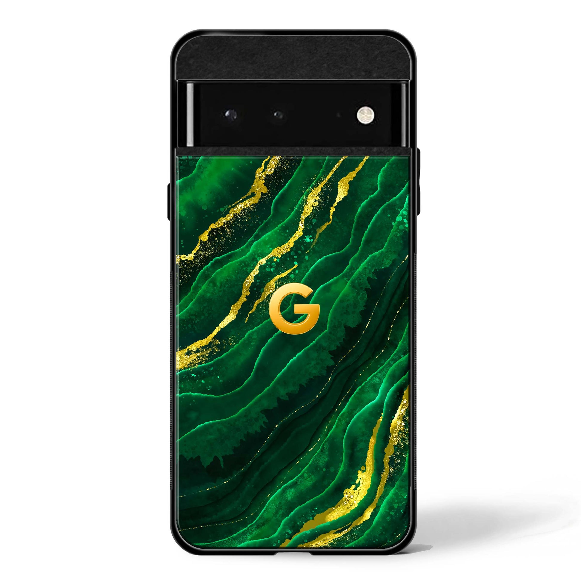 Emerald Marble Google Pixel Glass Phone Case