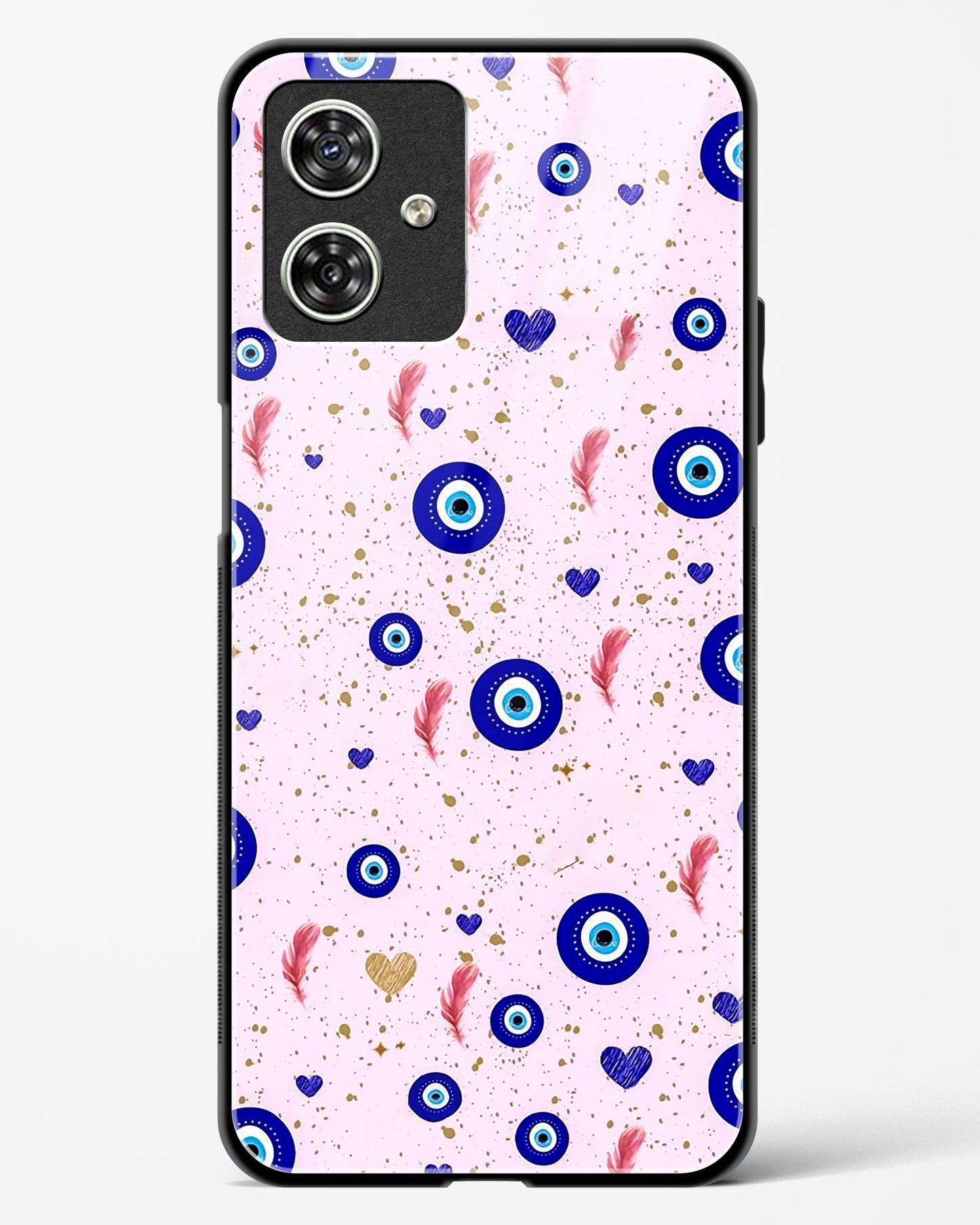 Evil Eye Amulet Glass Phone Case-Moto G54 5G