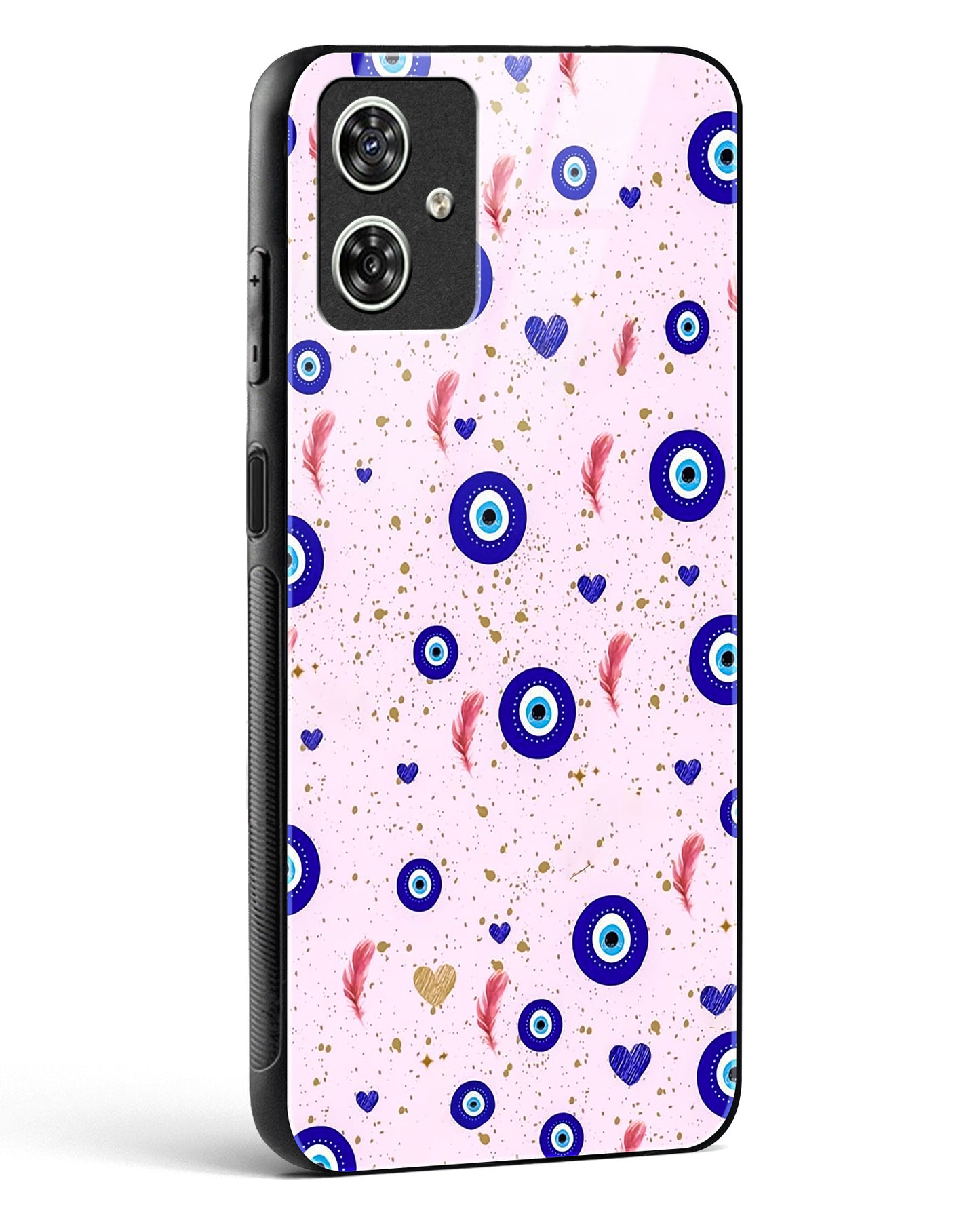Evil Eye Amulet Glass Phone Case-Moto G54 5G