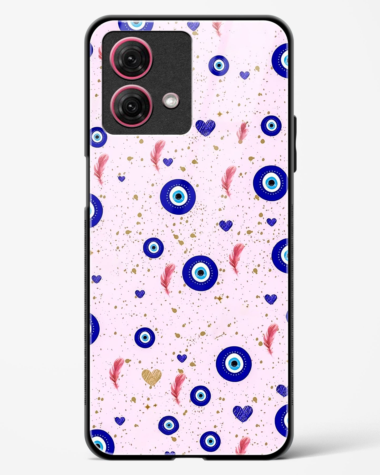 Evil Eye Amulet Glass Phone Case-Moto G84 5G