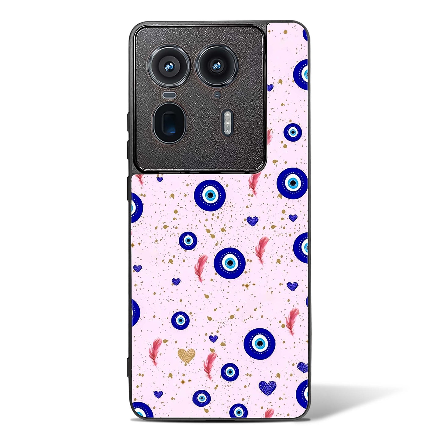 Evil Eye Amulet Glass Phone Case-Motorola Edge 50 Ultra